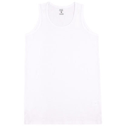 A2Z Mens Underwear Vest Soft 100% Combed Cotton White Sleeveless Fashion Undershirt Vest For Mens