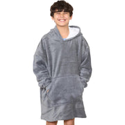 Kids Girls Boys Ultra Soft Oversized Hoodie Snuggle Plush Sherpa Fleece Lining