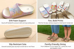 A2Z Mum Daughter Sliders Soft EVA Non Slip Shower Pool Slippers Beach Footwear