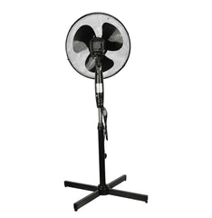 A2Z Pedestal Fan 16 Inch 3-Speed Oscillating Electric Standing Floor Fan