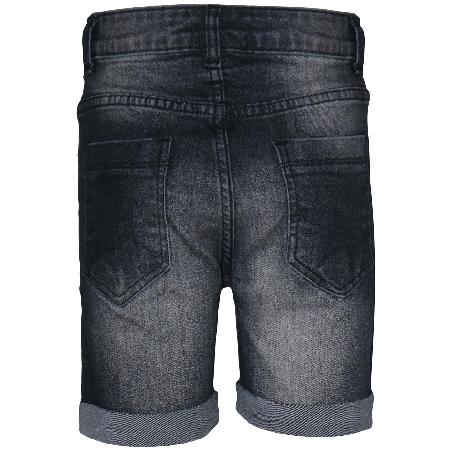 Kids Boys Ripped Black Denim Shorts Comfort Stretch Jeans Trouser Pants Age 5-13