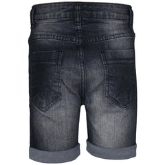 Kids Boys Ripped Black Denim Shorts Comfort Stretch Jeans Trouser Pants Age 5-13