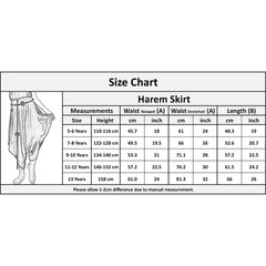 Kids Baggy Harem Trousers Ali Baba Style Tie Dye Yoga Casual Girls 5-13 Years