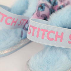 Kids Girls Disney Stitch Slippers Official Licensed Character Indoor Shoes