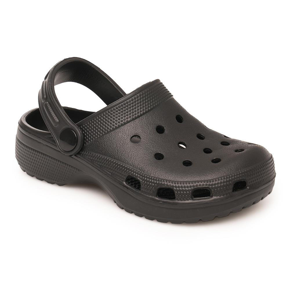 A2Z Ladies Black EVA Clogs Lightweight Garden Beach Shoes UK Sizes 3 to 7