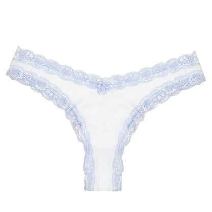 A2Z Ladies Briefs 5 Pack High Leg Brazilian Women Brief Lace Knickers Panties