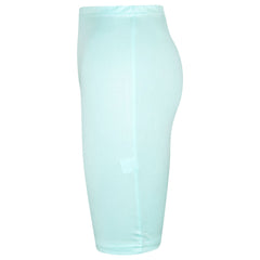 Kids Girls Plain Pencil Skirt Trendy Summer Clothing Sets Age 5-13 Years