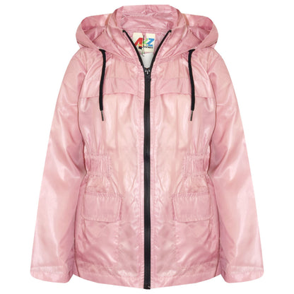 Kids Raincoat Jackets Waterproof Hooded Raincoat Children Age 5-13 Years