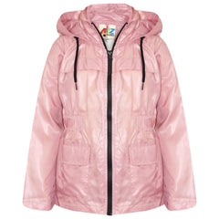 Kids Raincoat Jackets Waterproof Hooded Raincoat Children Age 5-13 Years