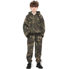 Kids Tracksuit Boys Girls Designer's Camouflage Jogging Suit Top Bottom 5-13 Yr