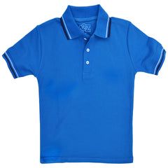 Kids Boys Girls Polo T Shirt Designer Plain Color School T-Shirts PE Top 3-13 Yr