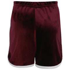 A2Z 4 Kids Girls Velour Crop Top Shorts Set Contrast Taped Outfit Clothing Sets