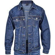 A2Z Mens Jacket Fashion Denim Jacket Jeans Long Sleeves Coat for Mens S To 3XL