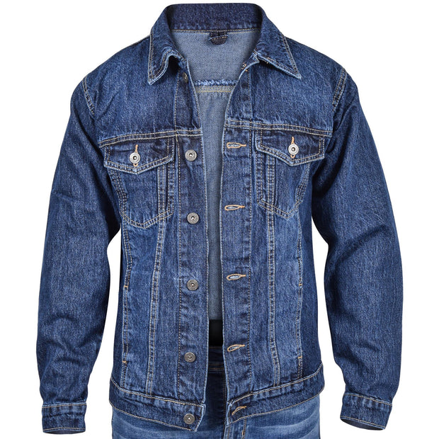 A2Z Mens Jacket Fashion Denim Jacket Jeans Long Sleeves Coat for Mens S To 3XL