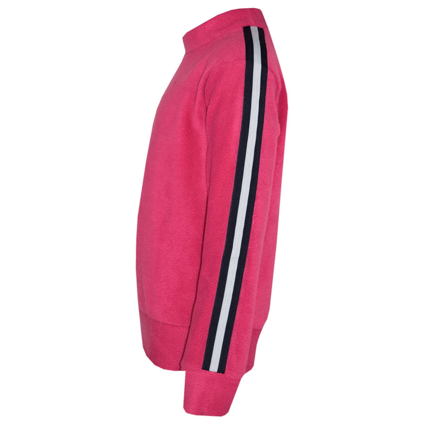 Kids Jogging Suit Girls Plain Stripes Lounge Suit Tracksuit Top Bottom 2-13 Year