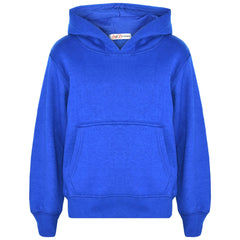 A2Z 4 Kids Girls Boys Sweat Shirt Tops Designer's Casual Plain Royal Blue Pullover Sweatshirt Fleece Hooded Jumper Coats New Age 2 3 4 5 6 7 8 9 10 11 12 13 Years