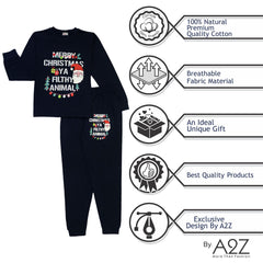A2Z 4 Kids Girls Boys Christmas Pyjamas Children PJS 2 Piece Festive Set