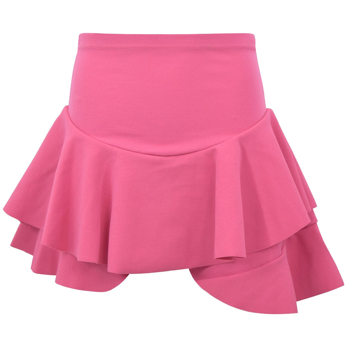 A2Z 4 Kids Girls High Waisted Ruffle Mini Skirt Double Layered Short Party Dress