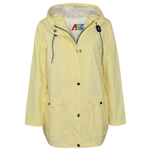 PU Raincoat Jacket Windbreaker Waterproof Parka Hooded Girls Boys Age 5-13 Years