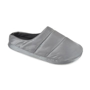 A2Z Mens Plain Mule Slippers Quilted Puffa Slip-On House Shoes