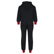 A2Z 4 Kids Girls Boys Red Contrast Fleece Onesie All In One Jumsuit Playsuit Nightwear New Age 2 3 4 5 6 7 8 9 10 11 12._13 Years