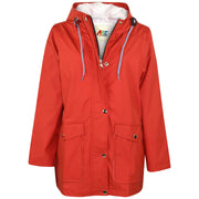 PU Raincoat Jacket Windbreaker Waterproof Parka Hooded Girls Boys Age 5-13 Years