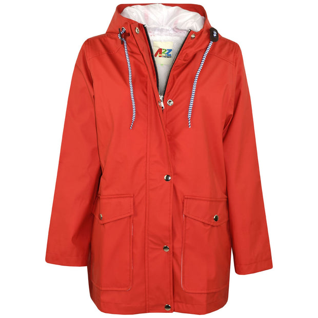 PU Raincoat Jacket Windbreaker Waterproof Parka Hooded Girls Boys Age 5-13 Years