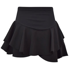 A2Z 4 Kids Girls High Waisted Ruffle Mini Skirt Double Layered Short Party Dress