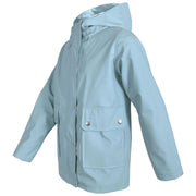 PU Raincoat Jacket Windbreaker Waterproof Parka Hooded For Girls Boys Age 5-13 Years