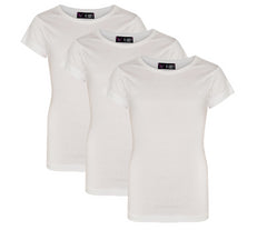Kids Girls Short Sleeves 3 Pack T Shirts Trendy Stylish Breathable Summer Top