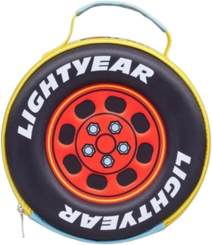 Kids Disney Car EVA Tyre Lunch Bag Official Licensed Lightning McQueen Round Bag
