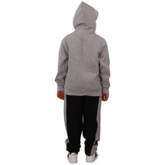 Kids Boys Girls Contrast Panel Tracksuit A2Z NY Deluxe Print Hoodie With Joggers