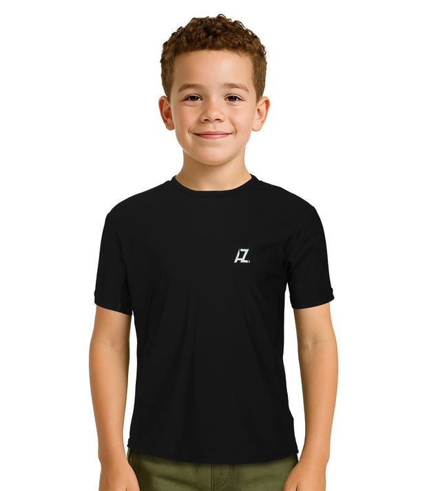 Kids Boys Plain Short Sleeves Active T Shirt Athletic Soft Breathable Summer Top