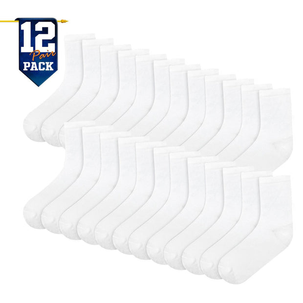 A2Z 12 Pack Ladies Socks Cotton Rich Plain Stylish Soft Comfortable Women Socks
