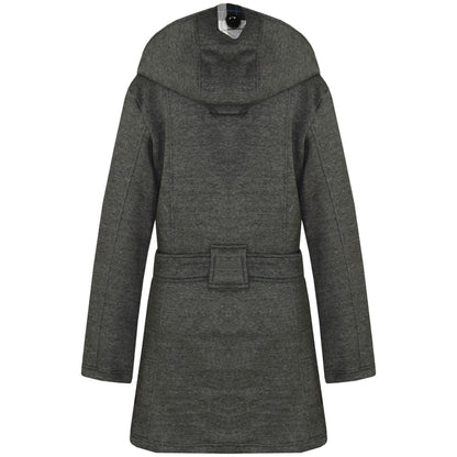 A2Z 4 Kids Kids Girls Parka Jacket Hooded Trench Coat Fashion Wool Blends Warm Padded Charcoal Jacket Oversized Lapels Belted Cuffs Long Overcoat New Age 5 6 7 8 9 10 11 12 13 Years