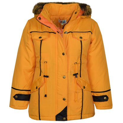 Kids Coat Girls  Parka Jacket Long Hooded Coat Summer Coats New Age 3-13 Years