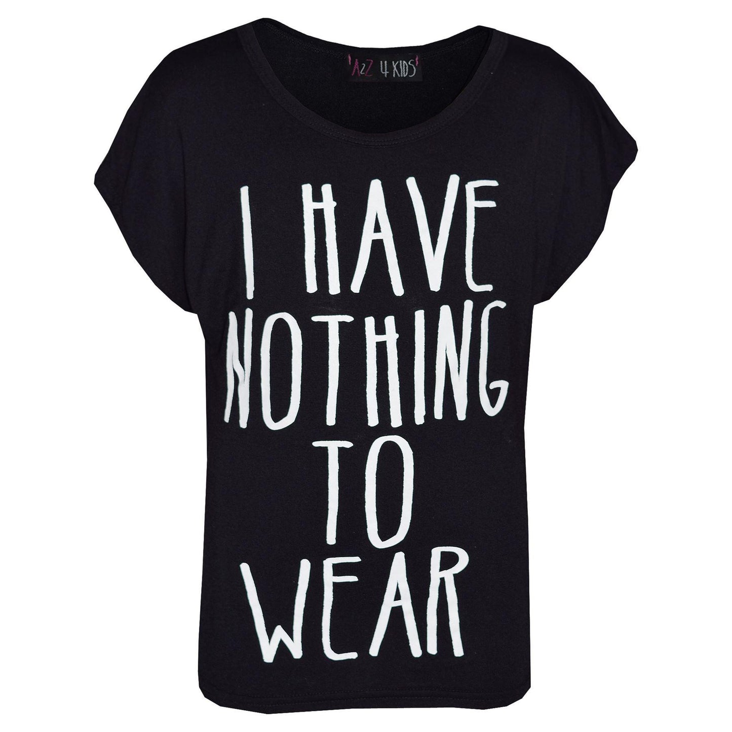 Girls Top Kids I Have Nothing To Wear Print T Shirt Tops & Legging Set 7-13 Year