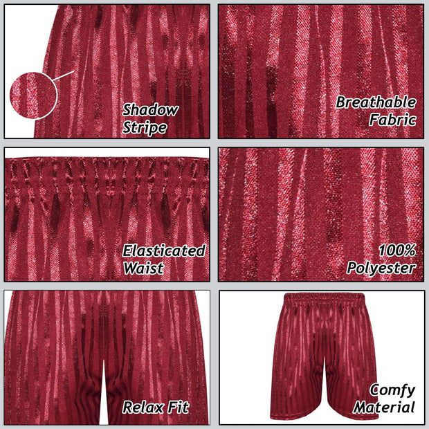 A2Z 4 Kids Shadow Stripe PE Shorts Pack of 2 Football Gym Shorts Age 2-13 Years