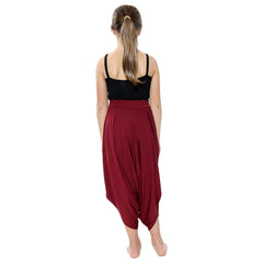Kids Baggy Harem Trousers Ali Baba Style Tie Dye Yoga Casual Girls 5-13 Years