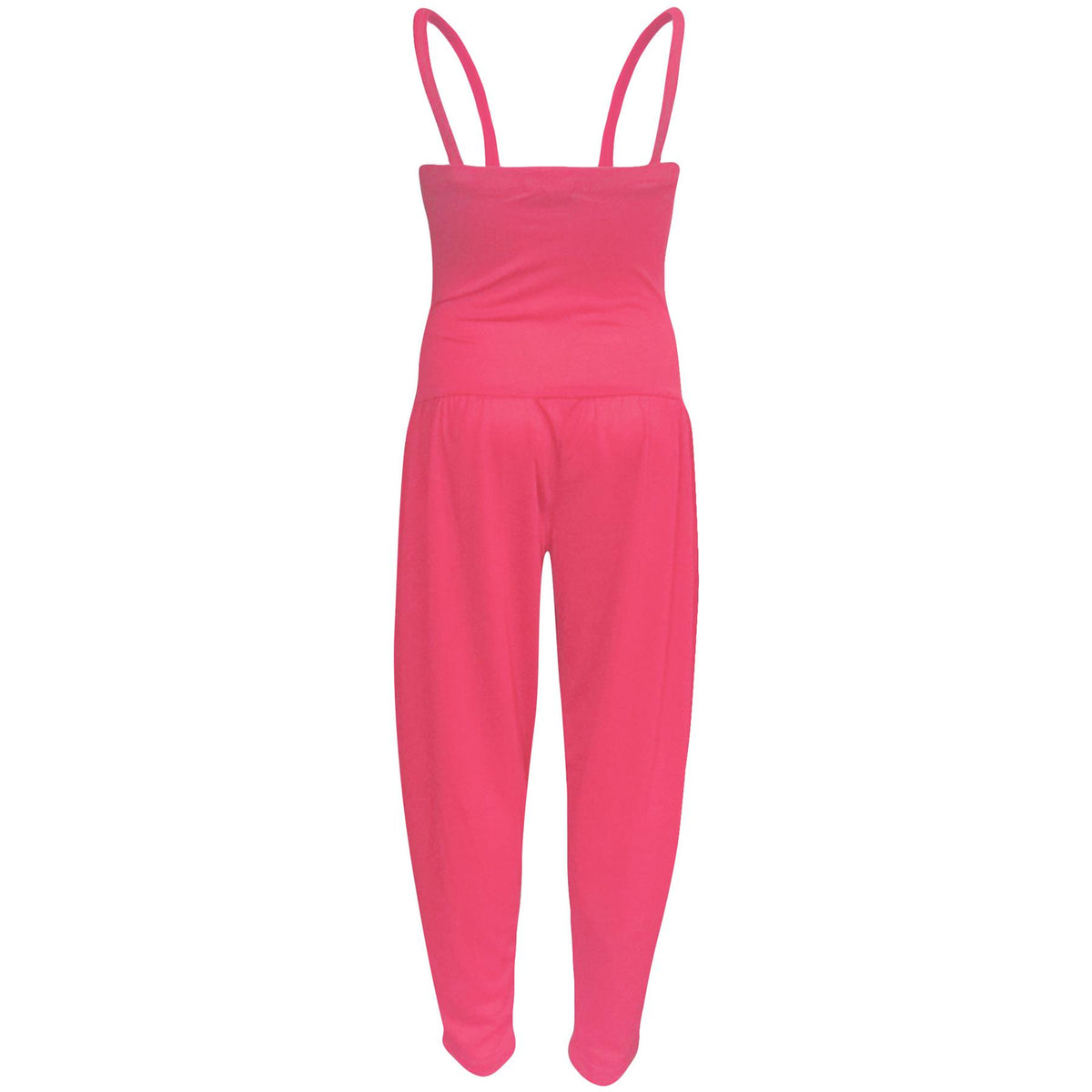 Girls Jumpsuit Kids Plain Color Trendy Playsuit All In One Jumpsuits 5-13 Years