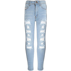 A2Z 4 Kids Girls Stretch Comfortable Jeans Lightweight Denim Ripped Skinny Pants