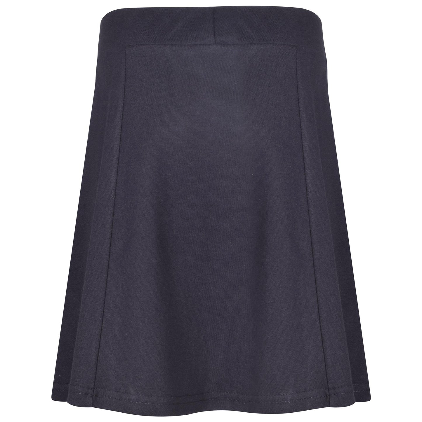 Kids Girls Plain School Uniform Skirt Elasticated Fit Summer Skater Skirts