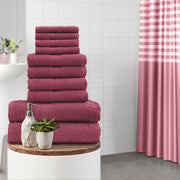 Luxurious 10 Piece Towel Bale Set 2x Bath Towels (66x118cm) 4x Soft and Absorbent Hand Towels (51x81cm) and 4x Cozy Face Towels (30x30cm) 500 GSM 100% Cotton Towels Available in 1 Pack adn 2 Pack Options - A2Z 4 Kids