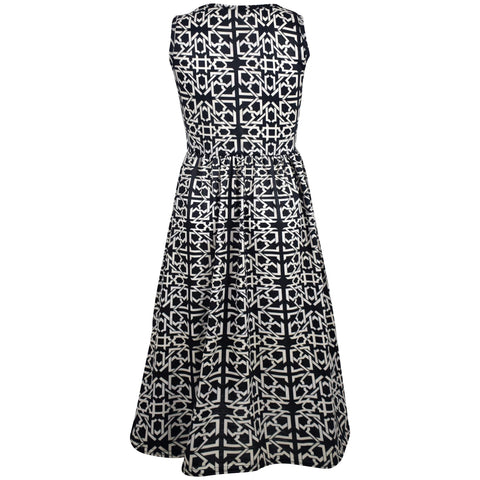Kids Girls Maxi Dress Sleeveless Printed Party Fashion Summer Long Skater Dress