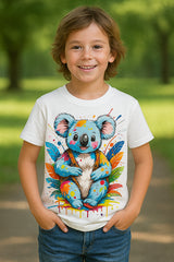 Kids Boys Girls 3D Graphic T Shirt Short Sleeve Summer Crew Neck Age 6 to 16