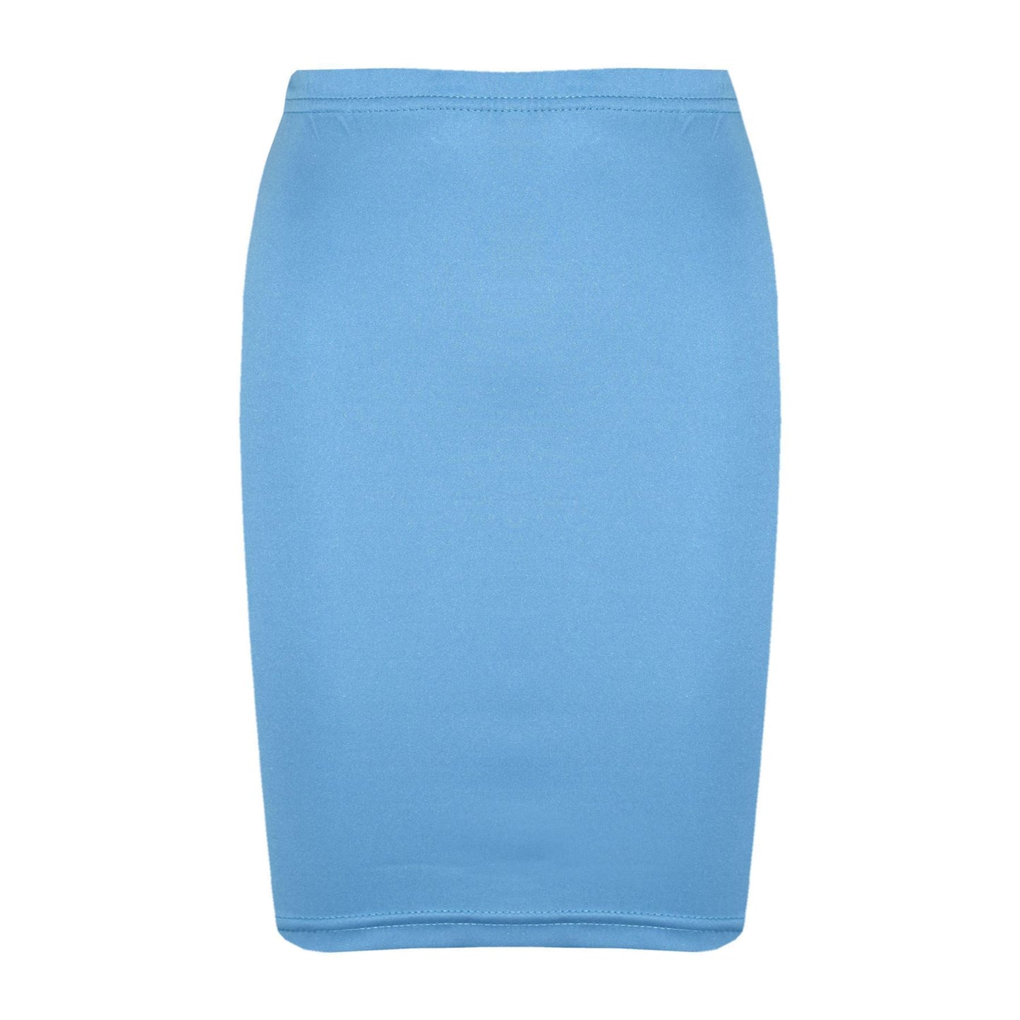 Kids Girls Plain Pencil Skirt Trendy Summer Clothing Sets Age 5-13 Years