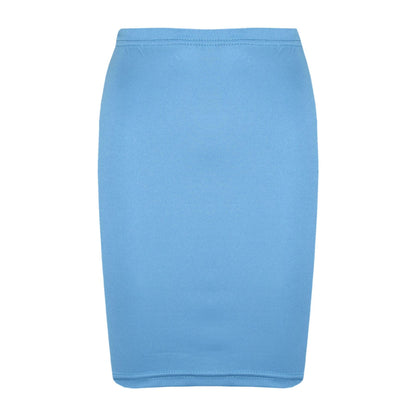 Kids Girls Plain Pencil Skirt Trendy Summer Clothing Sets Age 5-13 Years