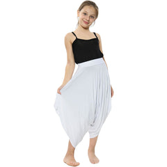 Kids Baggy Harem Trousers Ali Baba Style Tie Dye Yoga Casual Girls 5-13 Years