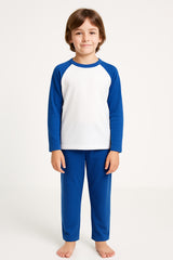 A2Z 4 Kids Girls Boys PJs Plain Color Stylish Color Contrast Pyjamas Sleepwear