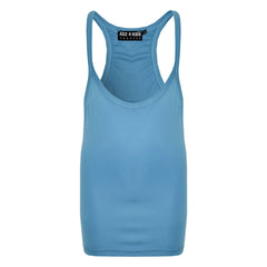 Kids Girls Childrens Vest Top Tank Top Fitted Age 5-6, 7-8, 9-10, 11-12,13 Years